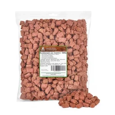 Abbildung von Kaureks Natur Hundeleckerlies, Hundesnack Insekten 1000g für alle Hunde, Traningssnack, Dog Snack