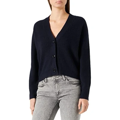 Abbildung von s.Oliver Damen 10.2.11.17.172.2124133 Strickjacke, Blau 5959, 34