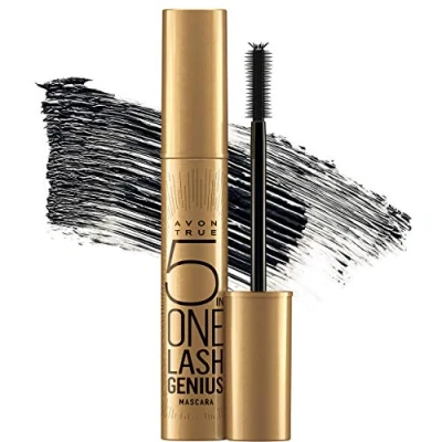 Abbildung von True Color Lash Genius 5 in 1 Mascara Blackest Black by Avon