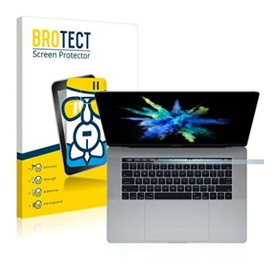 Abbildung von BROTECT Schutzglas für Apple MacBook Pro 15&quot; 2017 (NUR Touch Bar) Schutzfolie Panzer Folie Glas [Extrem Kratzfest 9H, Anti Fingerprint,