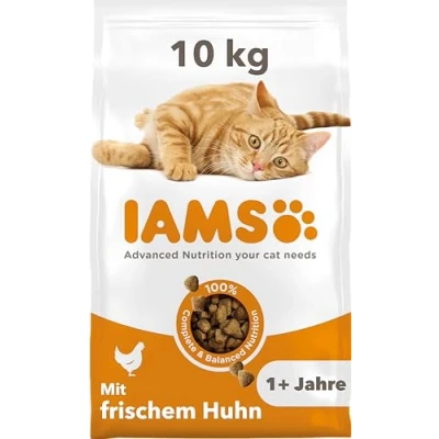 Abbildung von Ausgewachsene Katze Huhn 10 kg iams Katzenfutter Eukanuba