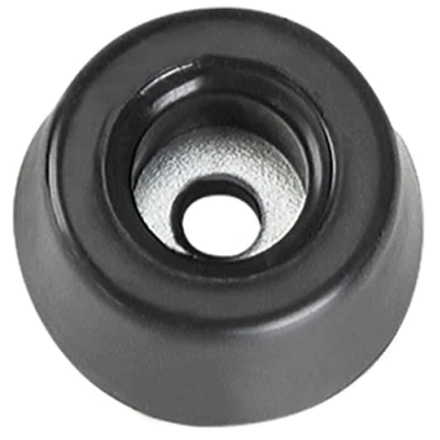 Abbildung von 100 Stück Gummifüße 20 x 9 mm Gummifuß schwarz mit Stahlscheibe Stahleinlage Adam Hall 4903