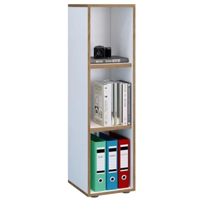 Abbildung von VCM Aktenregal Holz Büro Regal Bücher Ordner Salia 3f, 1 tlg.