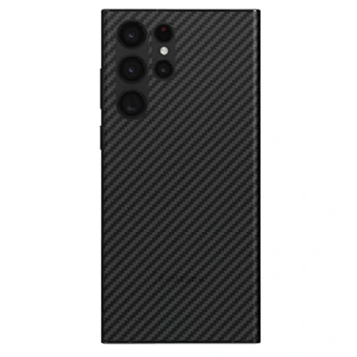 Abbildung von GIOPUEY Rückseite Folie Kompatibel mit Samsung Galaxy S22 Ultra, [4 Stück] 0.1mm Ultradünn Carbon Muster Folie, Kratzfest Anti Fingerabdruck rutschfest