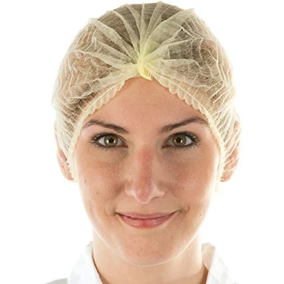Abbildung von HYGONORM Klipphaube Light, im Beutel, 1 Packung = 100 Stück, 50 cm, gelb