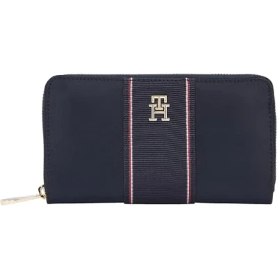 Abbildung von Tommy Hilfiger Geldbörse POPPY LRG ZA CORP, Damen Geldbeutel, Portemonnaie mit farbigen Akzenten