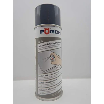 Abbildung von FORCH SCHIEFERGRAU GRAU Schiefer RAL 7015 Lack LACKSPRAY Spray SPRAYDOSE 400ML (6)