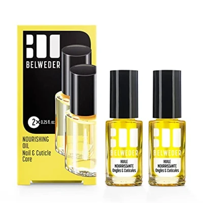 Abbildung von BELWEDER 2 x Nährstofföl für Nägel und Nagelhaut, 7,5 ml, feuchtigkeitsspendend straffend, trockene Nagelhaut Männer Frauen