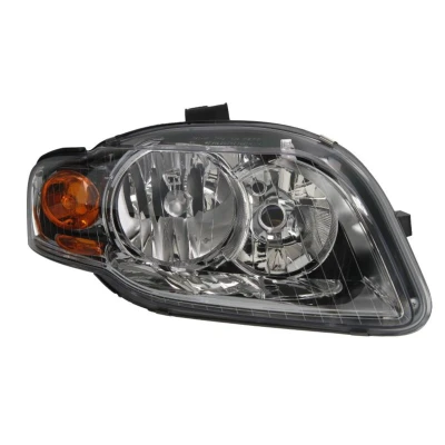 Abbildung von ABAKUS 446 1109R LD EM Scheinwerfer rechts H7, P21W, W5W glasklar gelb mit Stellmotor für LWR PX26d, BA15s AUDI: A4 B6/B7 Cabrio, B7 Avant