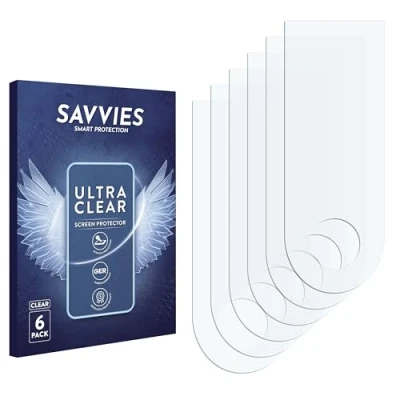 Abbildung von Savvies 6 Stück Schutzfolie für NIU KQi1 Pro Displayschutz Folie Ultra Transparent