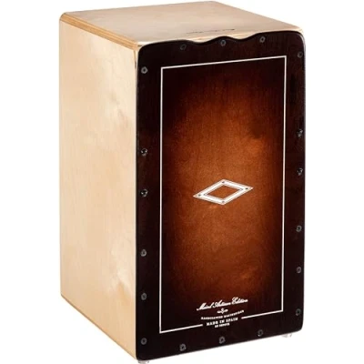 Abbildung von Meinl Percussion Artisan Cajon Instrument/Trommel für Erwachsene/Fortgeschrittene/Profis Espresso Burst Frontplatte / Korpus aus Baltischer Birke Kein Bausatz Soleá Line (AESLEB)