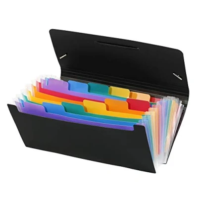 Abbildung von Viquel 949643 Ordner 12 Positionen, Rainbow Class Dokumentenhalter, 26 x 13 cm