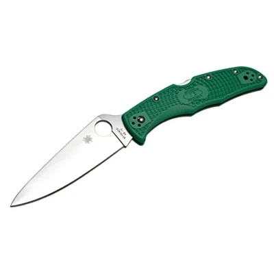 Abbildung von Spyderco C10FPGR Unisex Erwachsene Taschenmesser Endura Flat Ground Grün, 21,5 cm