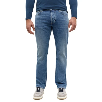 Abbildung von Mustang Michigan Jeans Straight Leg, Herren, Größe: 31x34, Medium middle