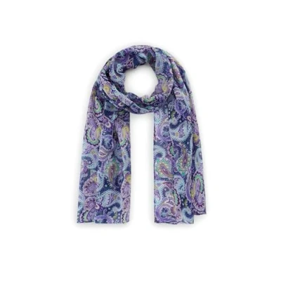 Abbildung von Codello Paisleymuster Schal, Damen, Größe: One Size, Blau
