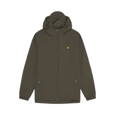 Abbildung von Lyle &amp; Scott ZIP Through Hooded Jacket Leichte Jacke, Herren, Größe: XL, Olive