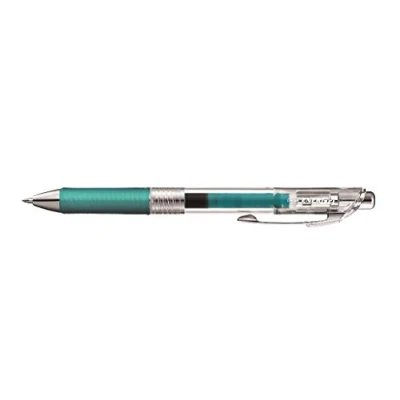 Abbildung von Pentel EnerGel Pure BL77TL Gelschreiber mit Druckmechanik, türkis (1 Stück)