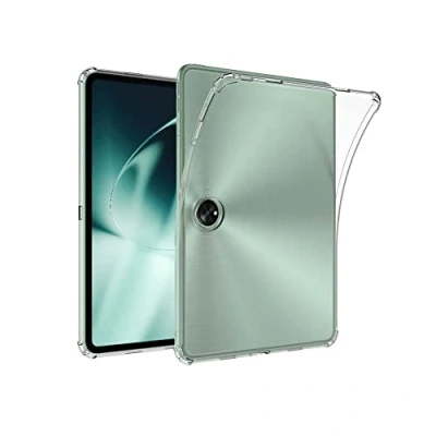 Abbildung von QINOUK Hülle für OnePlus Pad, [Airbag Schutz] Ultra dünne Stoßfeste Schutzhülle, Weiche TPU Klar Hülle, kompatibel mit Pad Transparent