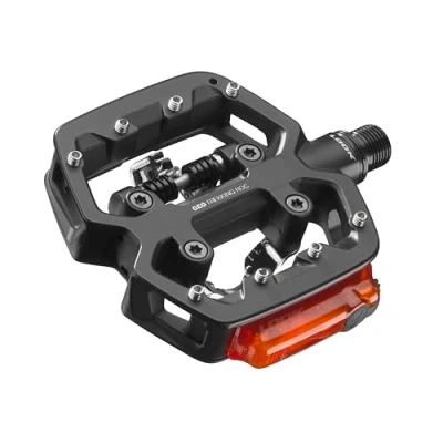 Abbildung von LOOK Cycle GEO Trekking ROC Vision Fahrradpedale Ultra robuste Aluminium Hybrid Pedale 1 Clipless Seite, Flache Seite Clip System Ideal für den Geländeeinsatz