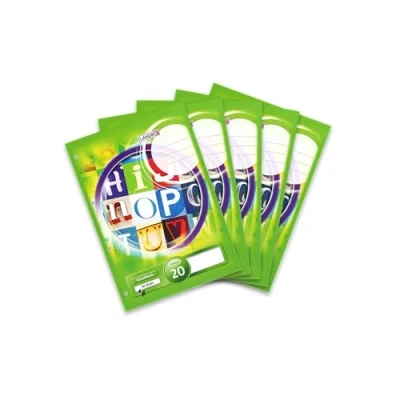 Abbildung von Landré Arbeits Block A4 blanko, Klausurenblock, 50 Blatt, 80 g/m² Papier, 5 Stück