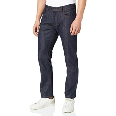 Abbildung von camel active Herren Regular Fit 5 Pocket Jeans 32 Dunkelblau menswear 31/32