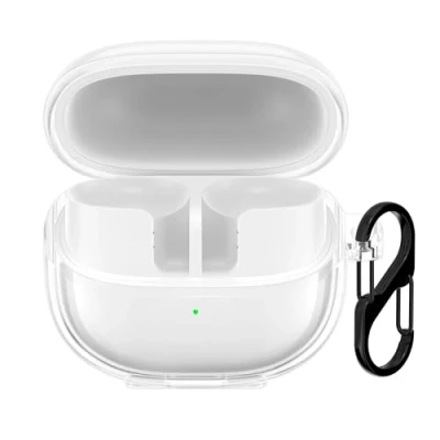 Abbildung von kwmobile Hülle kompatibel mit Xiaomi Buds 5 TPU Silikon Schutzhülle Case Cover Kopfhörer Transparent
