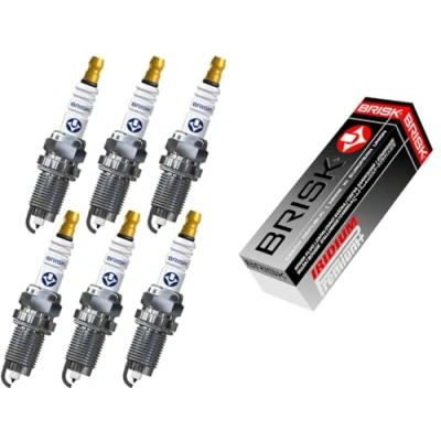 Abbildung von BRISK Iridium Premium+ Plus P7 DR17YIR 1 1625 Zündkerzen, 6 Stück