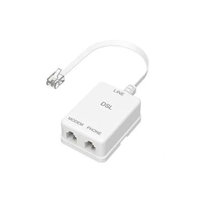 Abbildung von Hama ADSL Filter Klinkenstecker 6p 4c / 2 Klinkenbuchsen