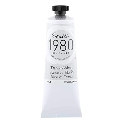 Abbildung von Gamblin 1980 Oelfarbe Titanweiss 37 ml