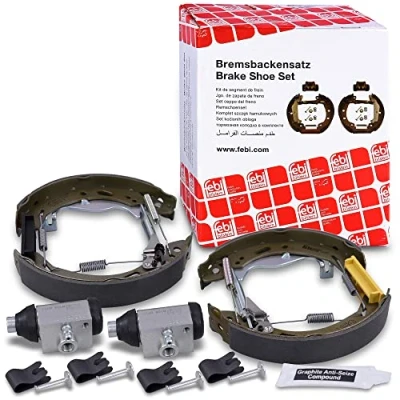 Abbildung von FEBI BILSTEIN 38006 Bremsensatz, Trommelbremse Hinterachse mit Radbremszylinder, Zubehör, Anbaumaterial FORD: FIESTA 6, 6 Van