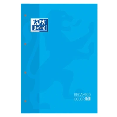 Abbildung von Oxford Ersatzminenfarbe Türkis geleimt Softcover 80 Blatt kariert 5x5