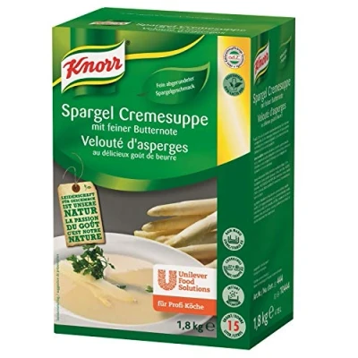 Abbildung von Knorr Spargel Cremesuppe Trockenmischung (mit feiner Butternote) 1er Pack (1 x 1,8kg)