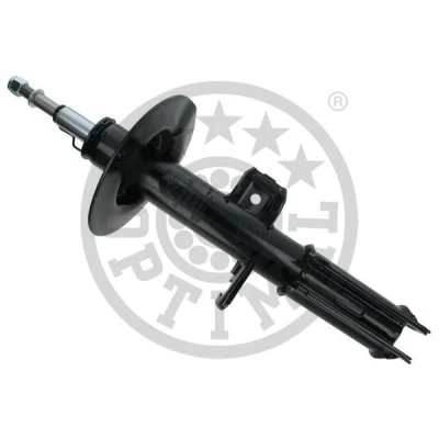 Abbildung von OPTIMAL A 3595GR Stoßdämpfer Vorderachse rechts Gasdruck Zweirohr Federbein oben Stift, unten Schelle M14x1,5 BMW: X5
