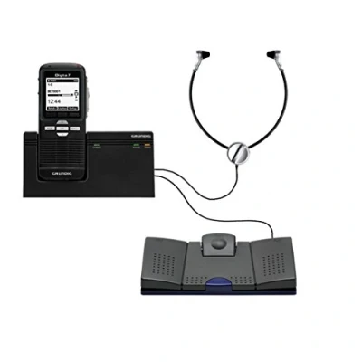 Abbildung von GRUNDIG Digta 7 Stand alone Kit digitales Diktiergerät Set 2 GB