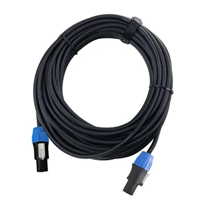 Abbildung von Pronomic pro line BOXSP2 15 Lautsprecherkabel 2x 2,5 mm² Professionelles Boxenkabel für DJ &amp; PA Länge: m Stecker: 2 Pol Speakon kompatibel Spannzangen Zugentlastung Schwarz