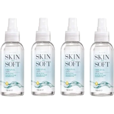 Abbildung von Avon Skin So Soft Original Dry Oil Spray 4 x 150ml.