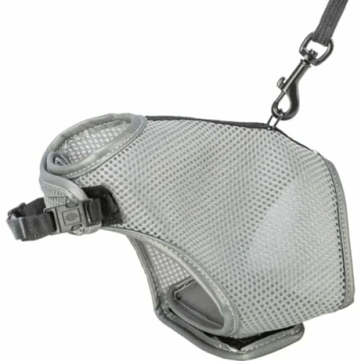 Abbildung von Trixie Soft harness cat, with lead, 2442 cm, 1.20 m, grey