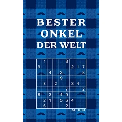 Abbildung von BESTER Onkel DER WELT Sudoku: Tolles Rätselbuch zum Verschenken an Familie 184 knifflige Rätsel Kleines Geschenk für Geschenkidee zu Weihnachten, Nikolaus, Geburtstag