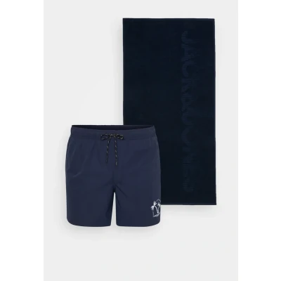 Abbildung von Jack &amp; Jones Jpstmaui Beach SET Badeshorts, Herren, Größe: Large, Navy blazer