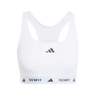 Abbildung von adidas Performance Sportbh mit mittlerer Stützkraft, Damen, Größe: XS, White