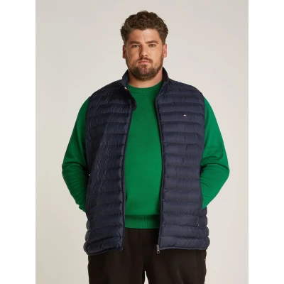Abbildung von Tommy Hilfiger Big &amp; Tall Steppweste &quot;Bt Packable Recycled Vest B&quot;, in Großen Größen, mit Logostickerei Brusthöhe