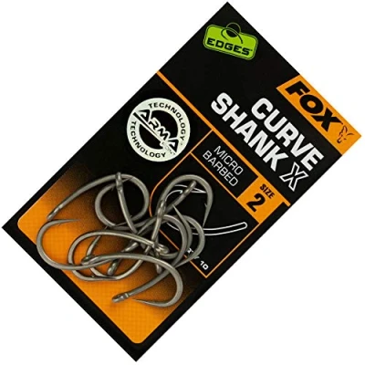 Abbildung von Fox Karpfenhaken, Edges Curve Shank X size 2 Karpfenhaken