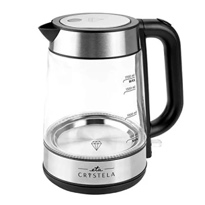Abbildung von eta Wasserkocher &quot;CRYSTELLA ETA615390000&quot;, 1,7 l, 2200 W, mit LED Beleuchtung, Wasserstandsanzeige