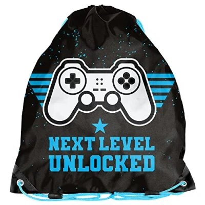 Abbildung von PASO Children&#039;s Gym Bag 36 x 32 cm Next Level Gaming Black/Blue