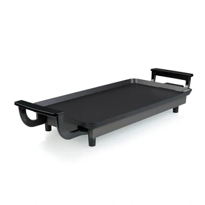 Abbildung von Princess 01.102209.01.005 Economy Table Chef, Freistehend, Schwarz, Edelstahl, 430 x 230 mm, Type F (CEE 7/4), 0,9 m