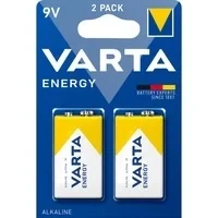 Abbildung von Varta 2 4122 Energy 9V Block Alkaline Batterien im 2er Blister Batterie