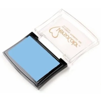 Abbildung von 3 x Tsukineko Stempelkissen Pigment hellblau getränkt 10x6cm