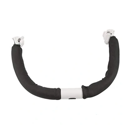 Abbildung von Kinderwagengriff Einstellbare generische Lenker Armlehne Stoßstange für Kinderwagen Kinderwagen(Schwarz)