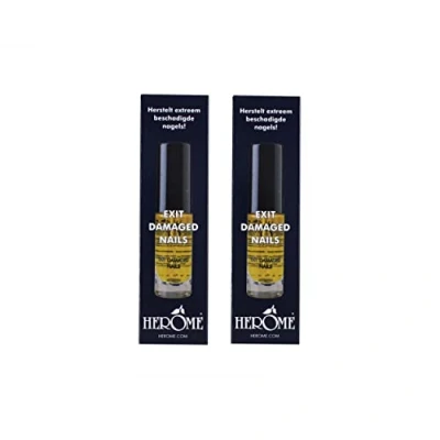Abbildung von Herome 2 Pack Ende Extrem Beschädigte Nägelol Mandelöl Repair &amp; Protect Nagelpflege Repariert nach Kunstnägeln besonders Gut in Kombination mit Nagelhärter (Exit Damaged Nails) * 7ml