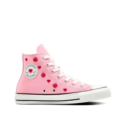 Abbildung von Converse Chuck Taylor ALL STAR Unisex Sneaker high für Kinder, Größe: 37, Lt jellyfish jitter/red/egret Schuhe